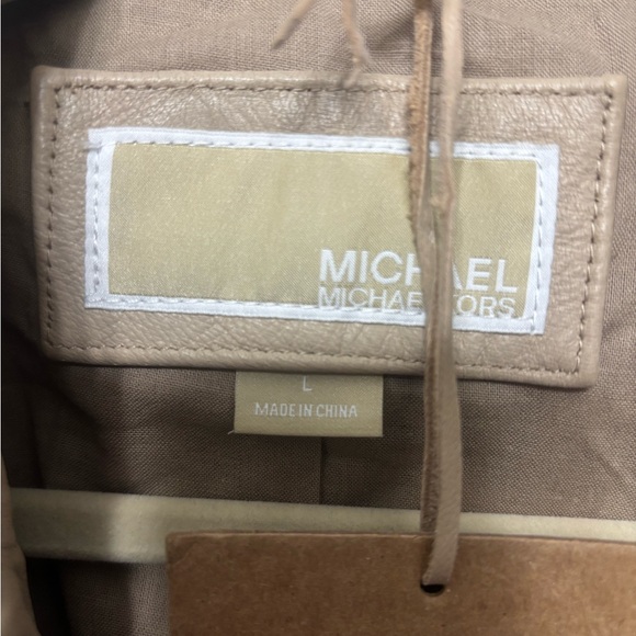Michael Michael Kors leather jacket SZ L - Picture 3 of 16